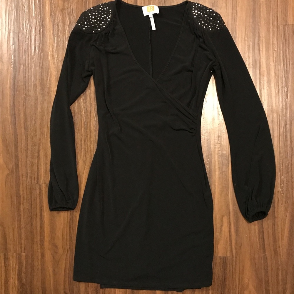 Laundry by Design Long Sleeve Black Dress